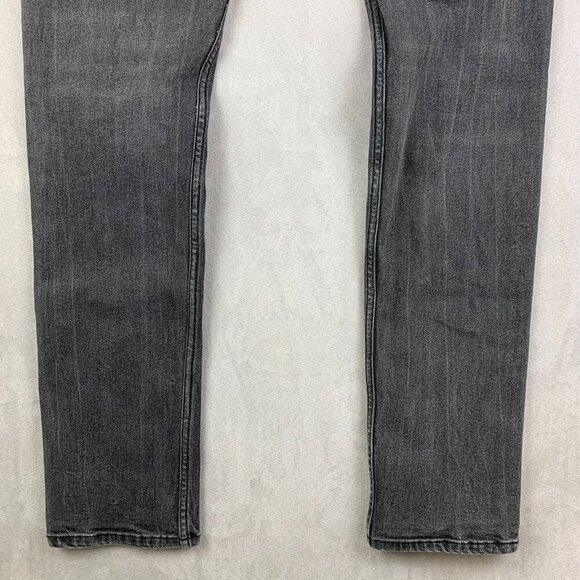 AllSaints Mens Pants 30x32 Gray Rex Slim Fit Soft Stretch Denim Jeans Distressed - Picture 11 of 11